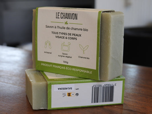 Savon à l'huile de chanvre Bio
