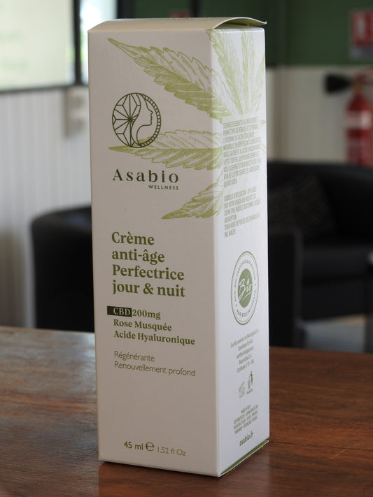 Crème anti-âge Perfectrice jour & nuit Asabio