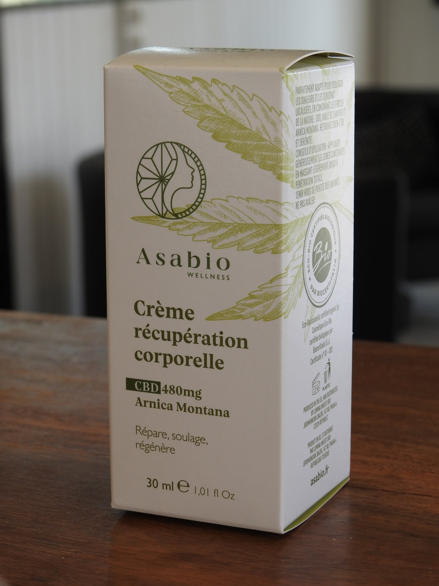 Crème récupération corporelle Asabio